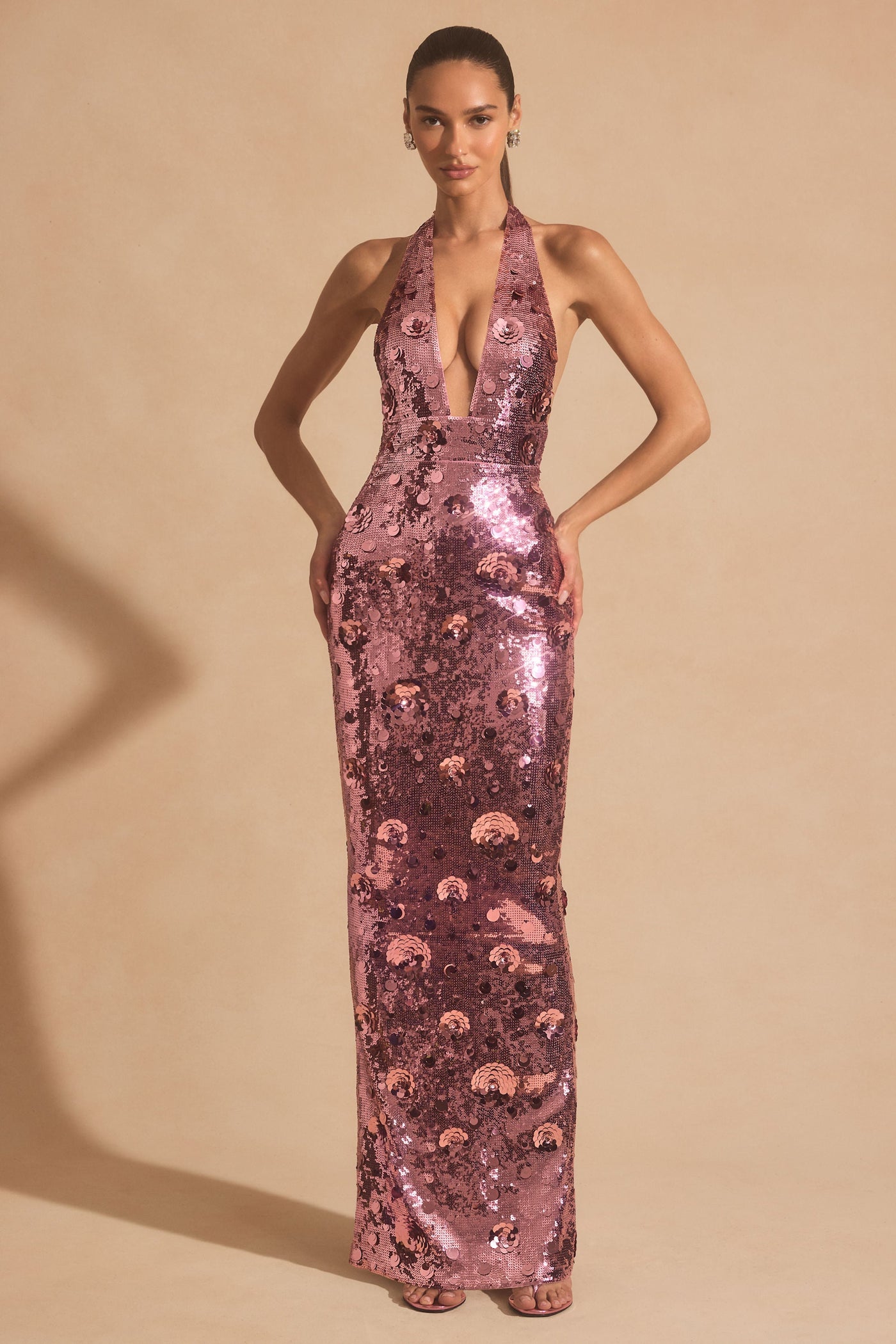 Nolira Halterneck Maxi Dress