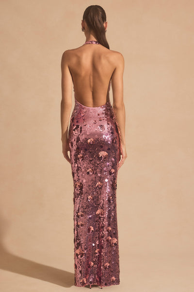 Nolira Halterneck Maxi Dress
