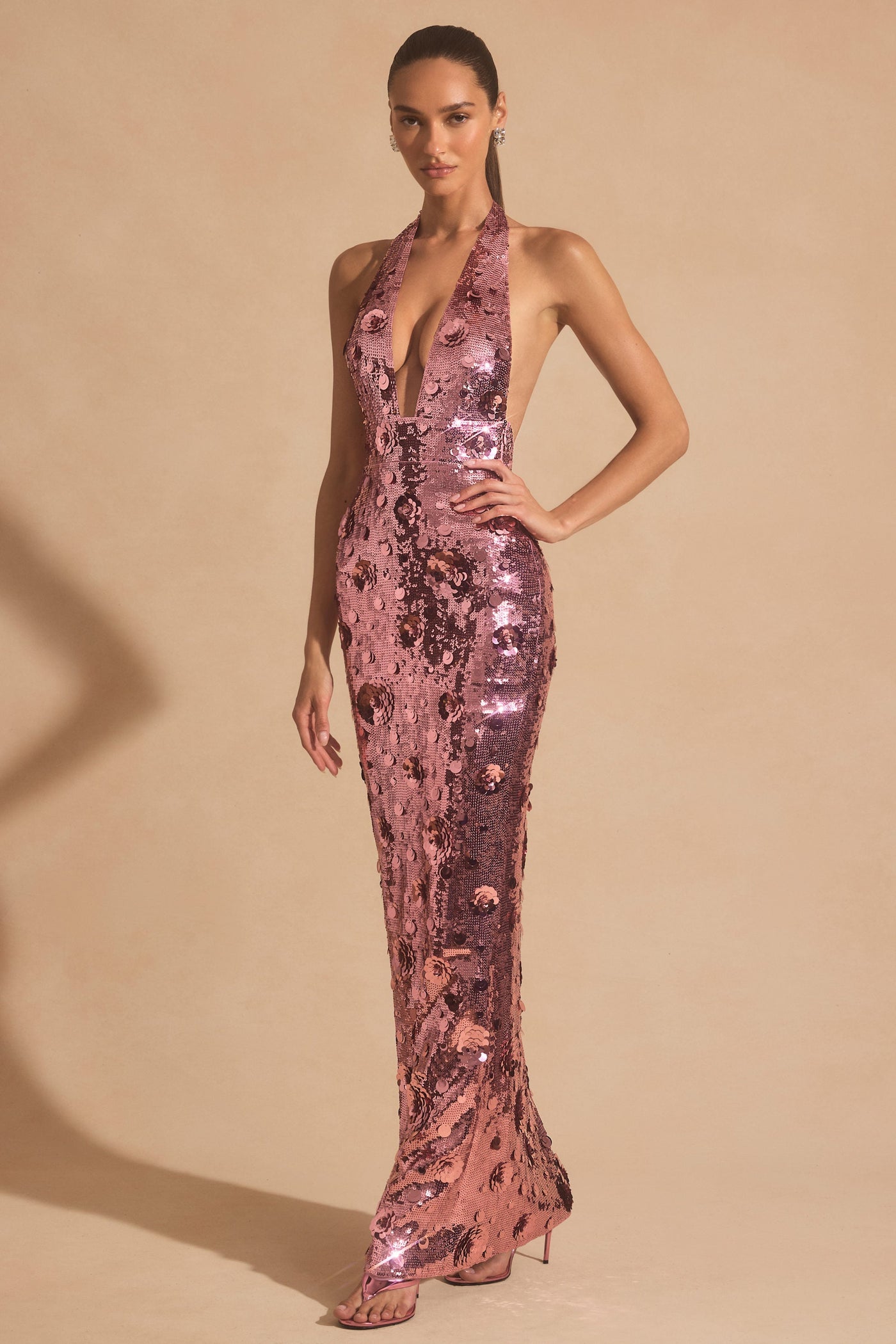 Nolira Halterneck Maxi Dress
